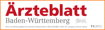 Ärzteblatt Baden-Württemberg Ausgabe November 2012